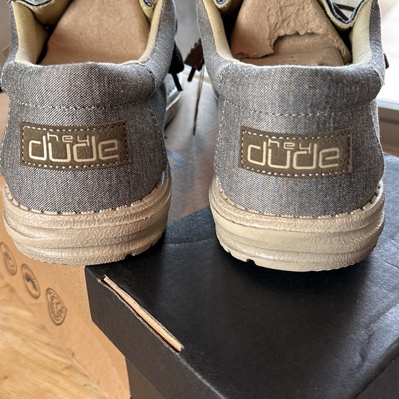 NEW Hey Dude Shoes  Wally Gray Stretch Steppa Size 8 main image 7